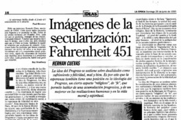 Imágenes de la secularización, Fahrenheint 451