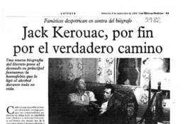 Jack Kerouac, por fin por el verdadero camino.