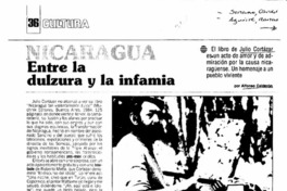 Nicaragua entre la dulzura y la infamia