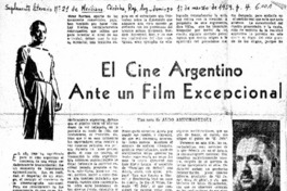 El cine argentino ante un film excepcional