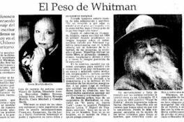 El peso de Whitman.