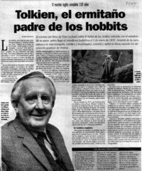 Tolkien, el ermitaño padre de los hobbits