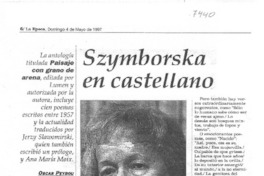 Szymborska en castellano