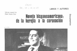 Novela hispanoamericana: de la herejía a la coronación.