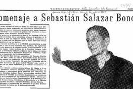 Homenaje a Sebastián salazar Bondy