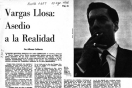 Vargas Llosa: asedio a la realidad