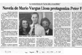 Novela de Mario Vargas Llosa protagoniza Peter Falk.
