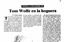 Tom Wolfe en la hoguera