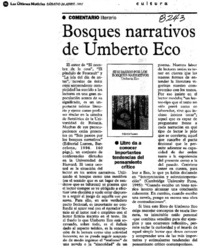 Bosques narrativos de Umberto Eco.