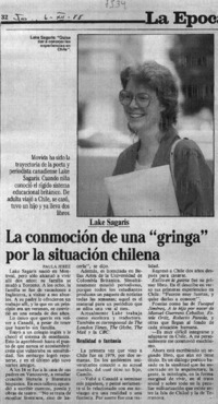 La Conmoción de una "gringa" por la situación chilena