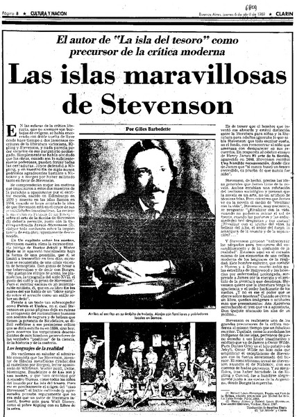 Las islas maravillosas de Stevenson