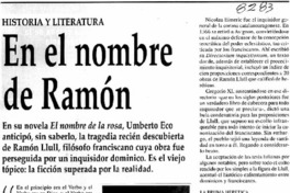 En el nombre de Ramón.