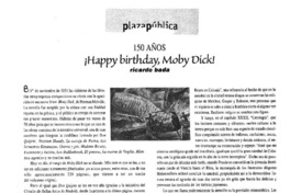 ¡Happy birthay, Moby Dick! 150 años