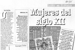 Mujeres del siglo XII