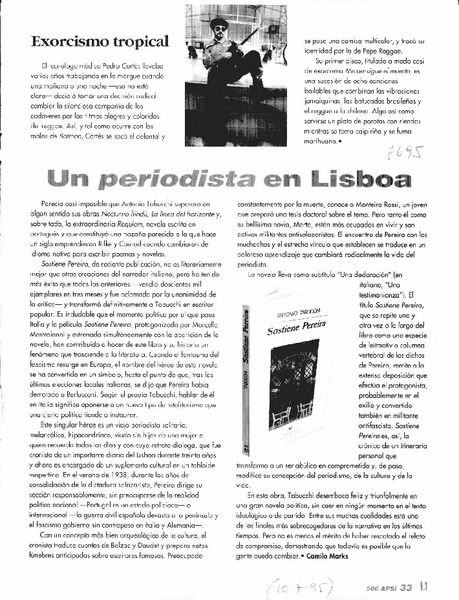 Un periodista en Lisboa