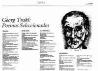 George Trakl :Poemas seleccionados