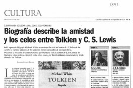 Biografía describe la amistad y los celos entre Tolkien y C. S. Lewis