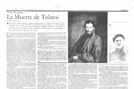 La muerte de Tolstoi