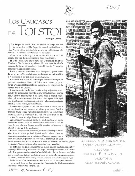Los cáucasos de Tolstoi