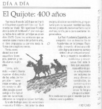 El Quijote: 400 años