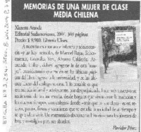 Memorias de una mujer de clase media chilena