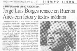 Jorge Luis Borges renace en Buenos Aires con fotos y textos inéditos