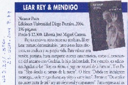 Lear rey & mendigo