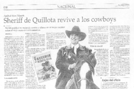 Sheriff de Quillota revive a los cowboys