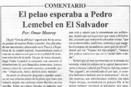 El pelao esperaba a Pedro Lemebel en El Salvador