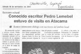 Conocido escritor Pedro Lemebel estuvo de visita en Atacama