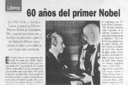 60 años del primer Nobel