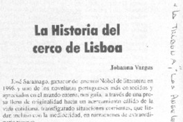 La historia del cerco de Lisoa
