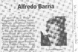 Alfredo Barría