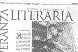 En colegio de Talcahuano nace esperanza literaria