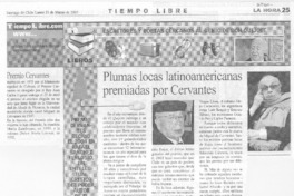 Plumas locas latinoamericanas premiadas por Cervantes