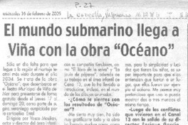 El Mundo submarino llega a Viña con la obra "Oceano"