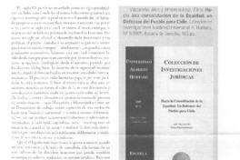 Colección de Investigaciones Jurídicas.