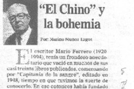 "El Chino" y la bohemia.