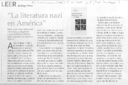 "La Literatura nazi en América".