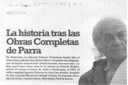 La Historia tras las Obras Completas de Parra.