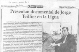 Presentan documental de Jorge Teillier en La Ligua.