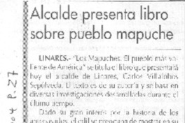 Alcalde presenta libro sobre pueblo mapuche