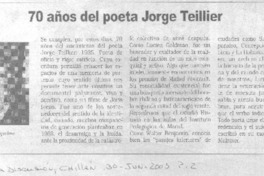 70 años del poeta Jorge Teillier