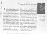 Temple fastidiado