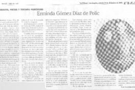 Erminda Gómez Díaz de Polic