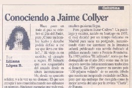 Conociendo a Jaime Collyer