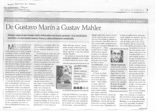 De Gustavo Marín a Gustav Mahler