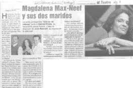 Magdalena Max-Neef y sus dos maridos.