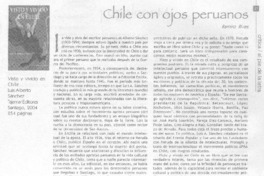 Chile con ojos peruanos.