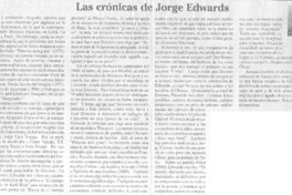 Las Crónicas de Jorge Edwards.